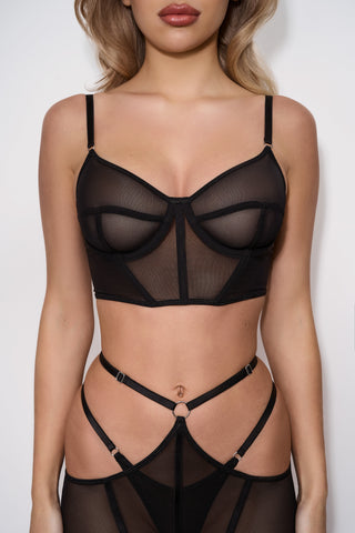 Midnight Serenade Garter Skirt